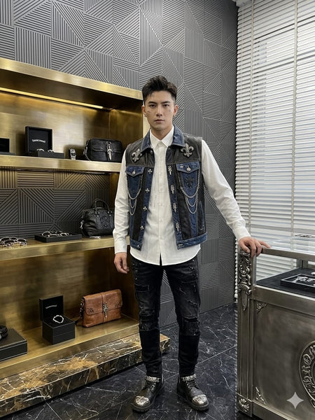 Luxury White Embellished Premium Regular Fit Formal Shirt for Men