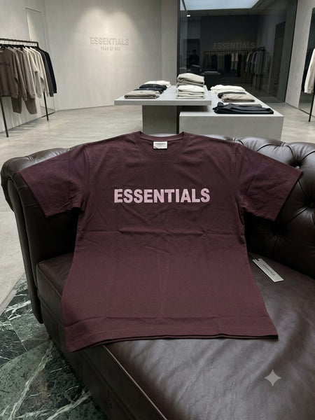 Men’s Luxury Branded  Maroon Logo Oversized T-Shirt for Men
