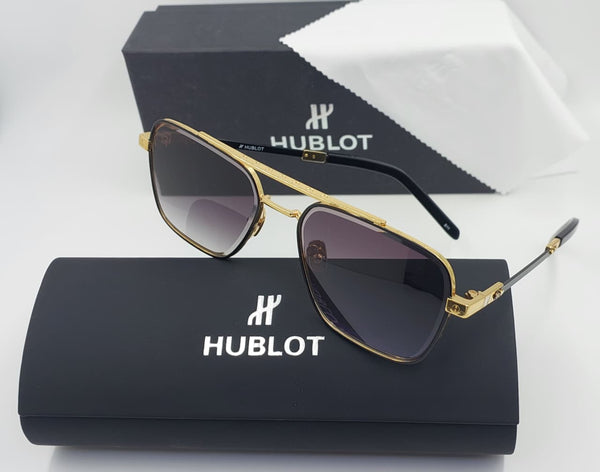 Luxury Gold-Tone Geometric Sunglasses  Premium Designer Eyewear with UV Protection