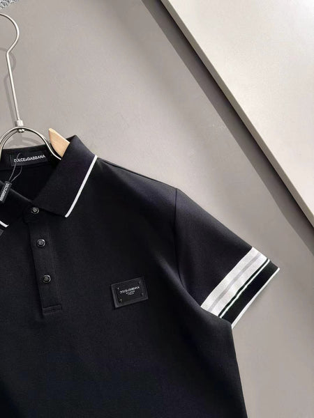 Premium Black Classic Polo T-Shirt for Men  Elegant & Comfortable Fit