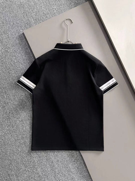 Premium Black Classic Polo T-Shirt for Men  Elegant & Comfortable Fit
