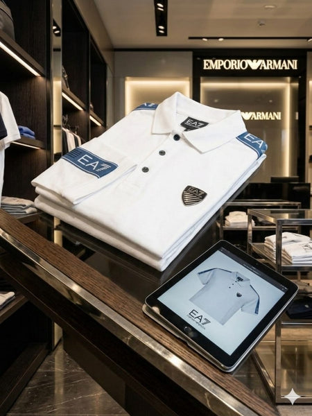 Men’s Luxury White Polo Shirt – Modern Stylish Everyday Wear