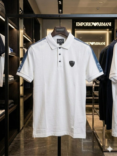 Men’s Luxury White Polo Shirt – Modern Stylish Everyday Wear