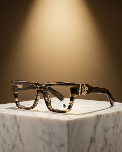 Luxury Women's Square Transparent Frame Eyeglasses