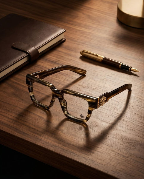 Luxury Women's Square Transparent Frame Eyeglasses