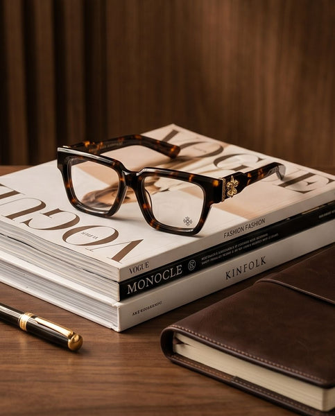 Luxury Women's Square Transparent Frame Eyeglasses