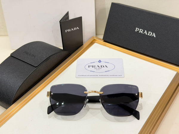 Premium Women's  Rimless Gradient Square Sunglasses
