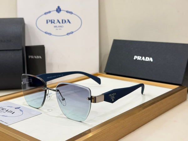 Premium Women's  Rimless Gradient Square Sunglasses