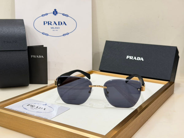 Premium Women's  Rimless Gradient Square Sunglasses