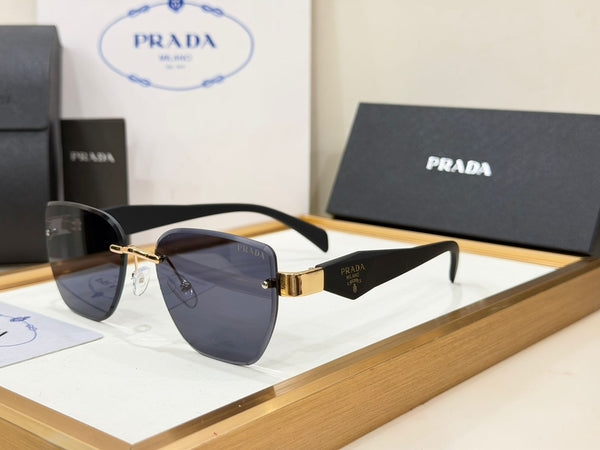 Premium Women's  Rimless Gradient Square Sunglasses