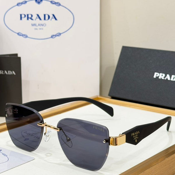 Premium Women's  Rimless Gradient Square Sunglasses
