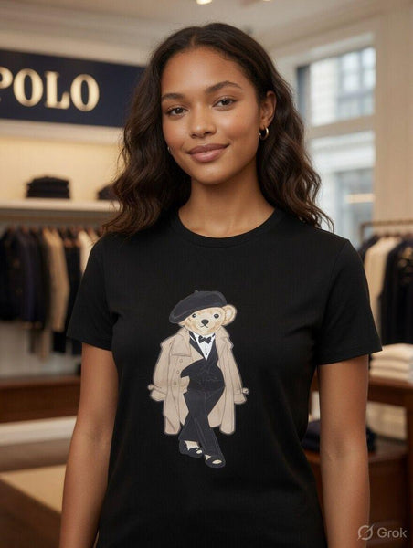 Women’s Premium Black Graphic T-Shirt – Trendy Casual Wear