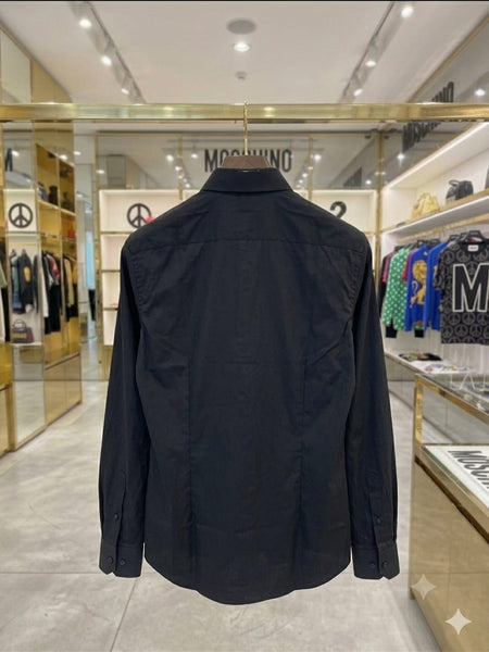 Premium  Formal Black Shirt for Men | Luxury Regular Fit Button-Down