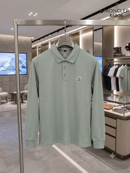 Premium Men’s Full Sleeve Polo T-Shirt – Elegant Regular Fit