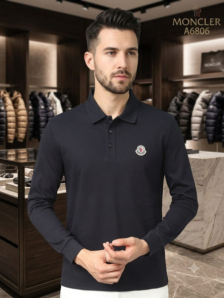 Premium  Full Sleeve Polo T-Shirt for Men | Classic Luxury Fit