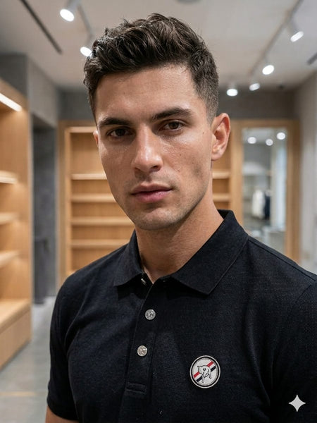 Premium Classic Black Polo T-Shirt for Men