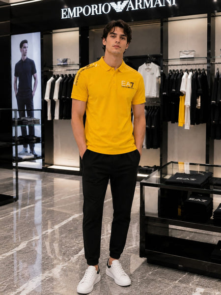 Premium Brand  Logo Polo T-Shirt – Premium Performance & Casual Style for Men