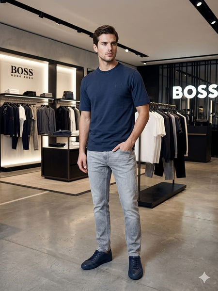 Premium Crew Neck T-Shirt – Minimalist Luxury Casual Wear for Men