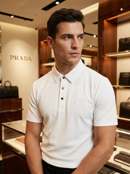 Men’s Premium Black Polo Shirt  Elegant Designer Smart Fit Tee