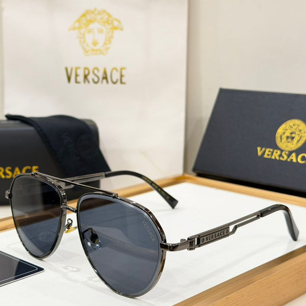 Premium Aviator Sunglasses for Men UV Protection Luxury Metal Frame
