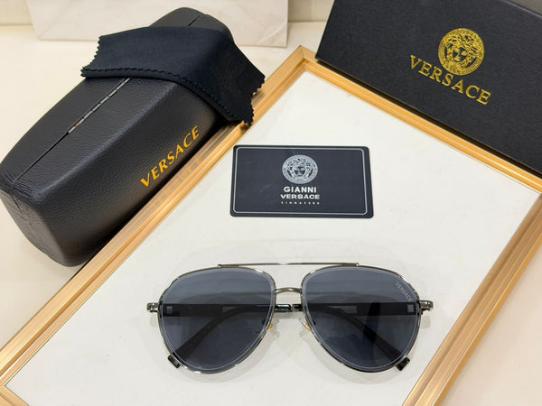 Premium Aviator Sunglasses for Men UV Protection Luxury Metal Frame