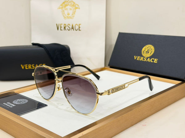 Premium Aviator Sunglasses for Men UV Protection Luxury Metal Frame