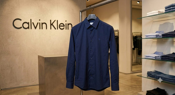 Premium Navy Blue Men's Full Sleeve Casual Shirt Classic Button-Down Regular Fit