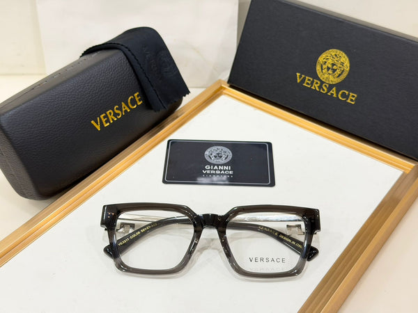 Luxury Square Eyeglasses Frame with  Metal TemplesPremium Unisex Eyewear