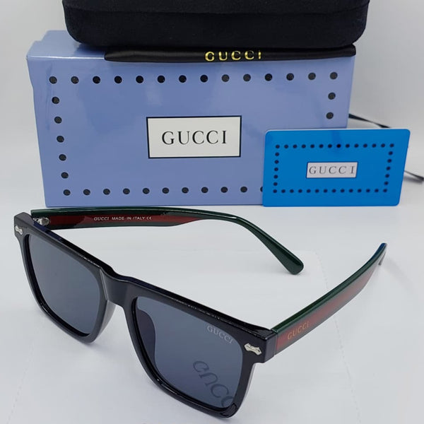 Premium Black Rectangular Sunglasses  Stylish UV Protection Eyewear