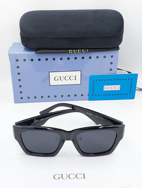Premium Black Rectangular Sunglasses  Stylish UV Protection Eyewear