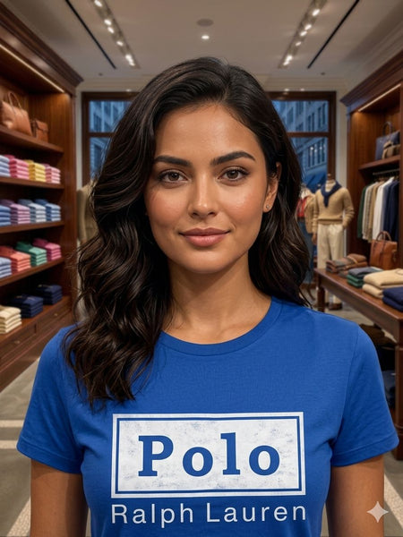 Premium Everyday Blue Crew Neck T-Shirt for Women