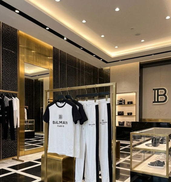 Women's Premium White & Black Co-Ord Tracksuit Set T-Shirt & Track Pants