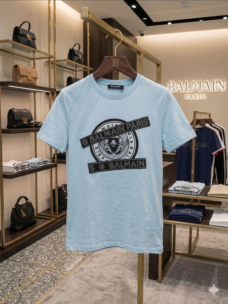 Women's Premium Sky Blue Graphic Printed  T-Shirt Everyday Fashion Wear