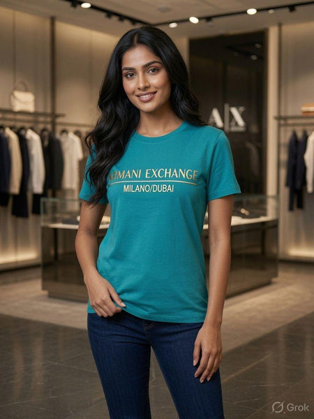 Women's Premium Blue Graphic T-Shirt Casual Regular Fit | Everyday Comfort Tee