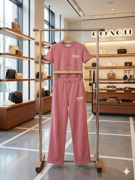 Women's Premium Pink Lounge Wear Co-Ord Set