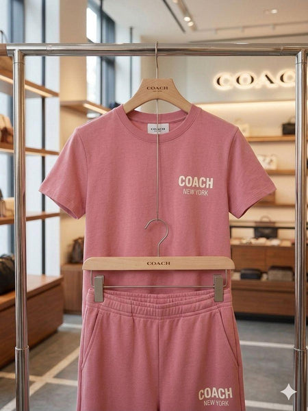 Women's Premium Pink Lounge Wear Co-Ord Set
