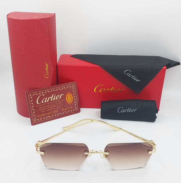Luxury Rimless Gradient Sunglasses for Women| Premium UV Protection Eyewear