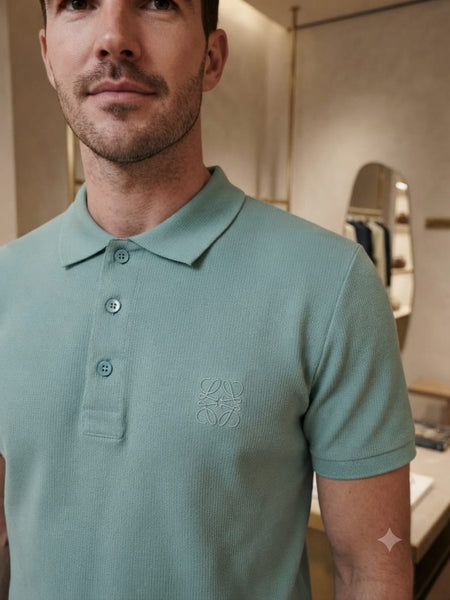Premium Men's Mint Green Polo T-Shirt – Soft  Regular Fit Smart Casual Wear