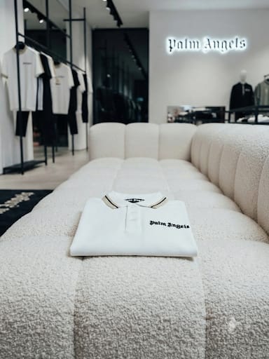 Premium Men's White Contrast Trim Polo T-Shirt