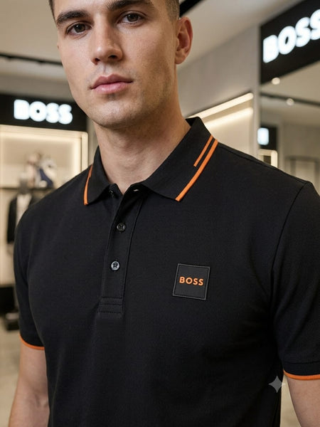 Imported  Classic Black Polo Premium Smart Casual T-Shirt