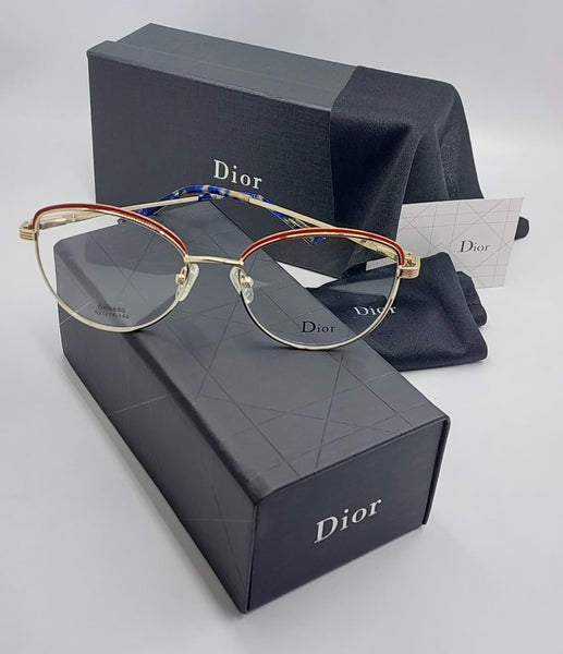 Premium Gold Metal Frame Eyeglasses – Lightweight Round Designer Eyewear For Women