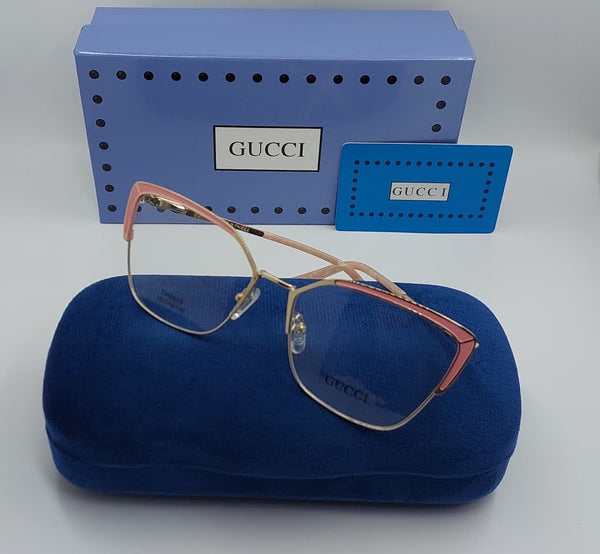 Premium Geometric Metal Frame Eyeglasses Lightweight Designer Eyewear for Women
