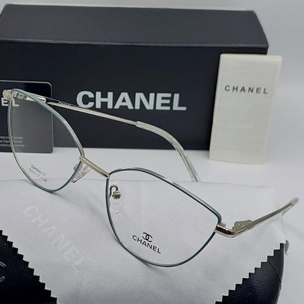 Premium Square Metal Frame Eyeglasses – Stylish Lightweight Eyewear for Women