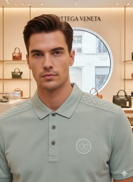 Men's Premium Mint Green Polo T-Shirt Classic Collar | Casual & Smart Fit