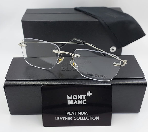 Premium Rimless Rectangle Eyeglasses Elegant Business & Daily Wear