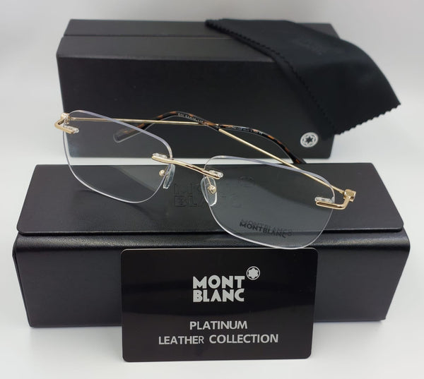 Premium Rimless Rectangle Eyeglasses Elegant Business & Daily Wear