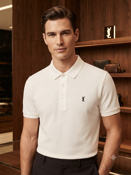 Luxurious  Branded T-shirt with Embroidered Logo