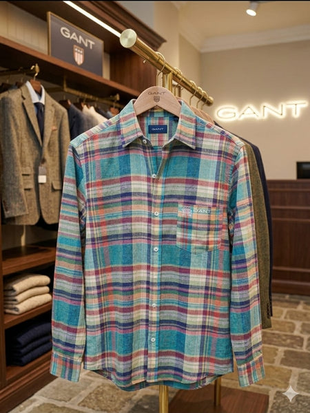 Men's Premium Multicolor Checked Full Sleeve Casual Shirt