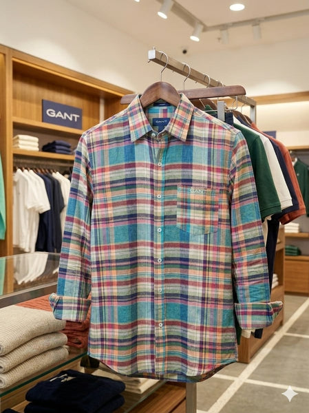 Men's Premium Multicolor Checked Full Sleeve Casual Shirt