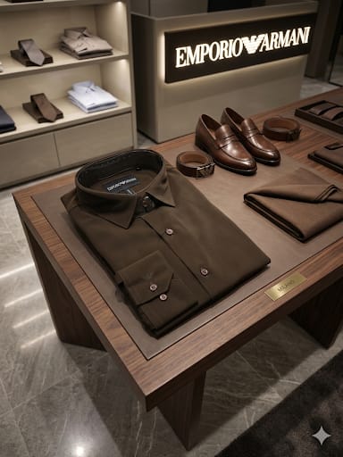 Men Premium Brown Formal Shirt | Elegant Full Sleeve Regular Fit Casual & Office Wear